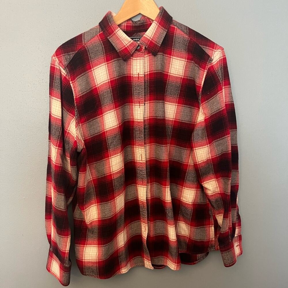 Lands' End Flannel Shirt
